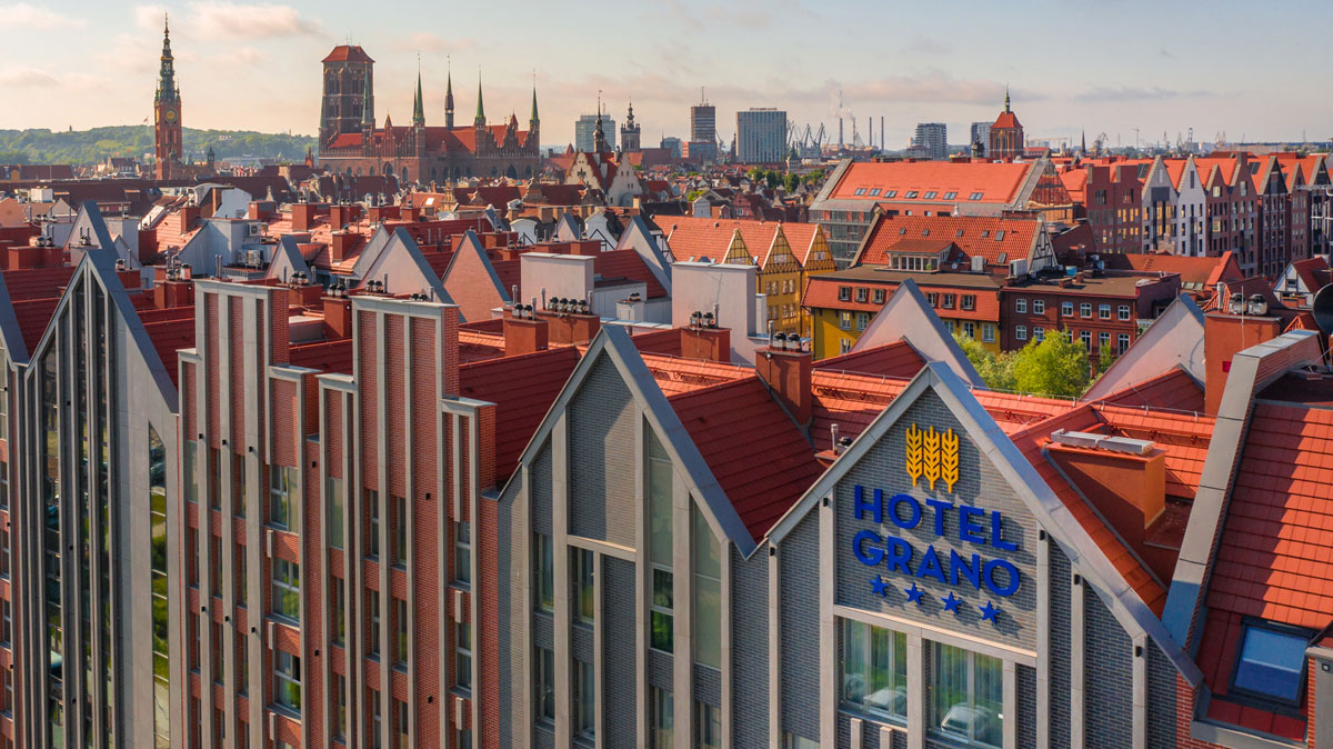 Hotel Grano położony jest na Wyspie Spichrzów w centrum Gdańska. Hotel Grano SPA nad morzem - Gdańsk